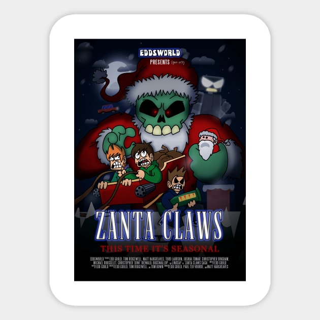 eddsworld zanta claws Sticker by Tracy Daum